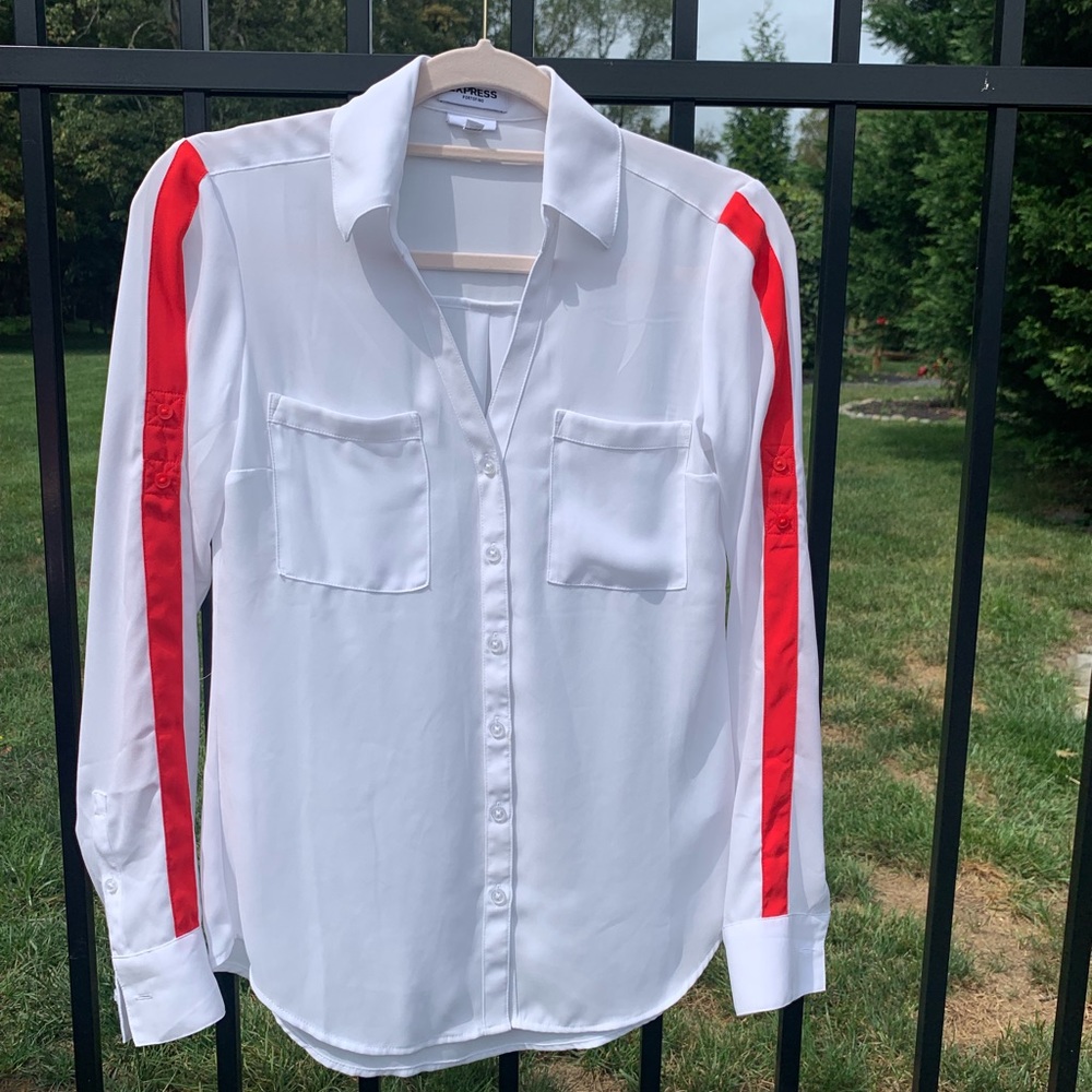 Express Athletic Stripe Portofino Shirt